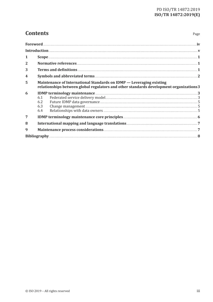 BS PD ISO/TR 14872:2019 BS PD ISO/TR 14872:2019