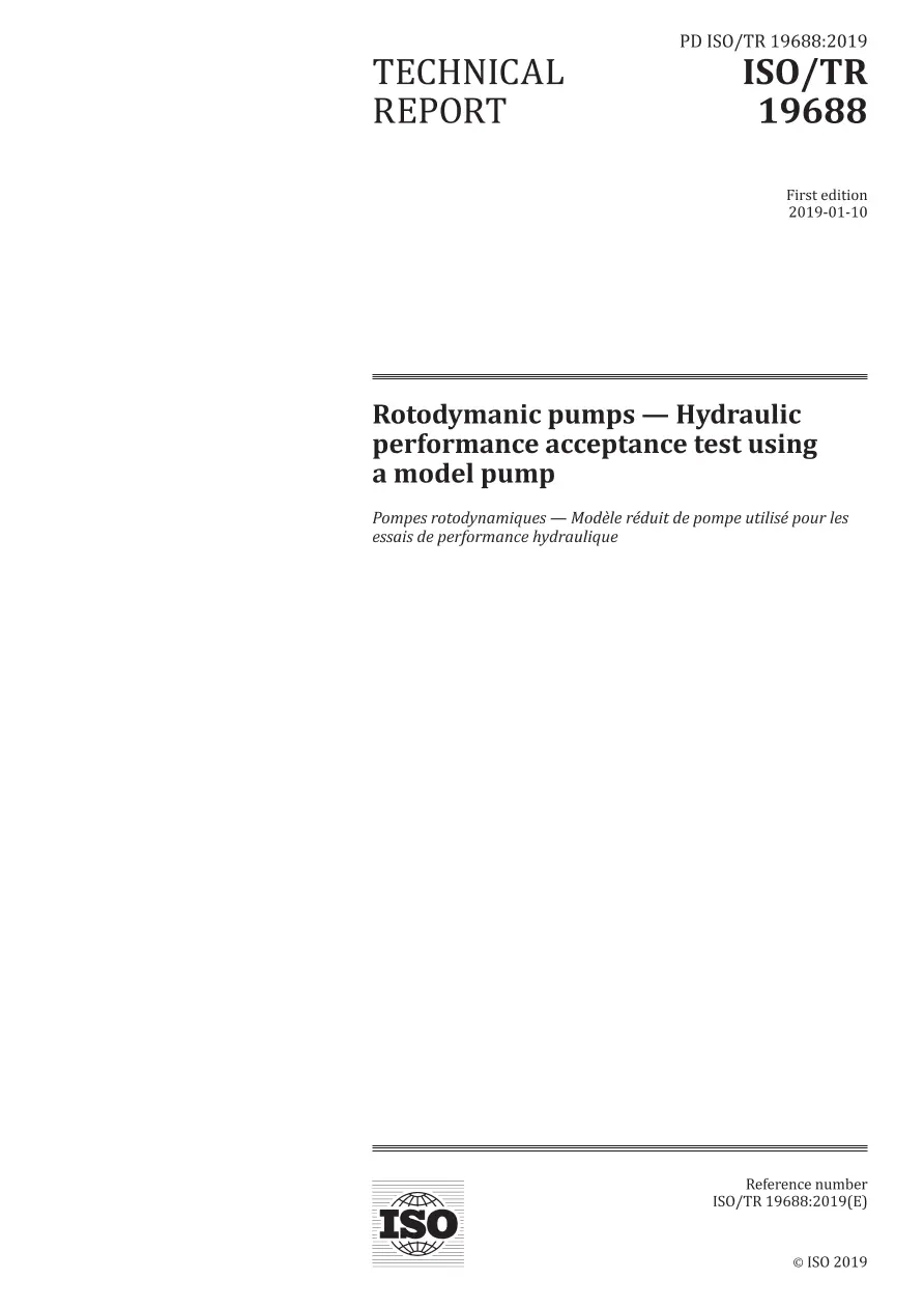 BS PD ISO/TR 19688:2019 BS PD ISO/TR 19688:2019
