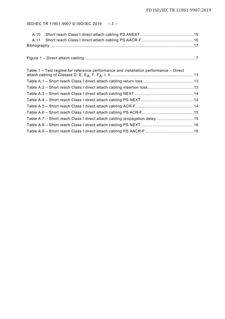 BS PD ISO/IEC TR 11801-9907:2019 BS PD ISO/IEC TR 11801-9907:2019