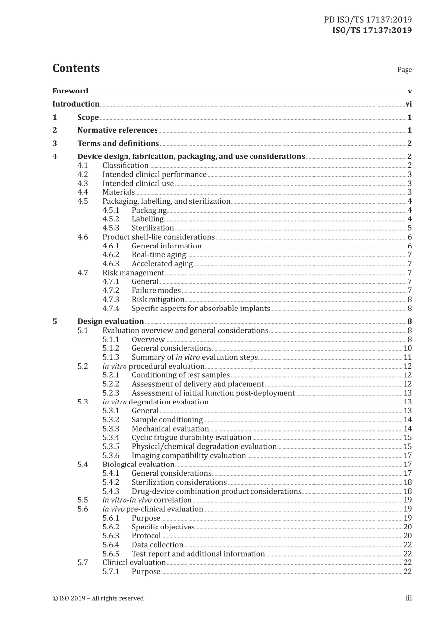 BS PD ISO/TS 17137:2019 BS PD ISO/TS 17137:2019