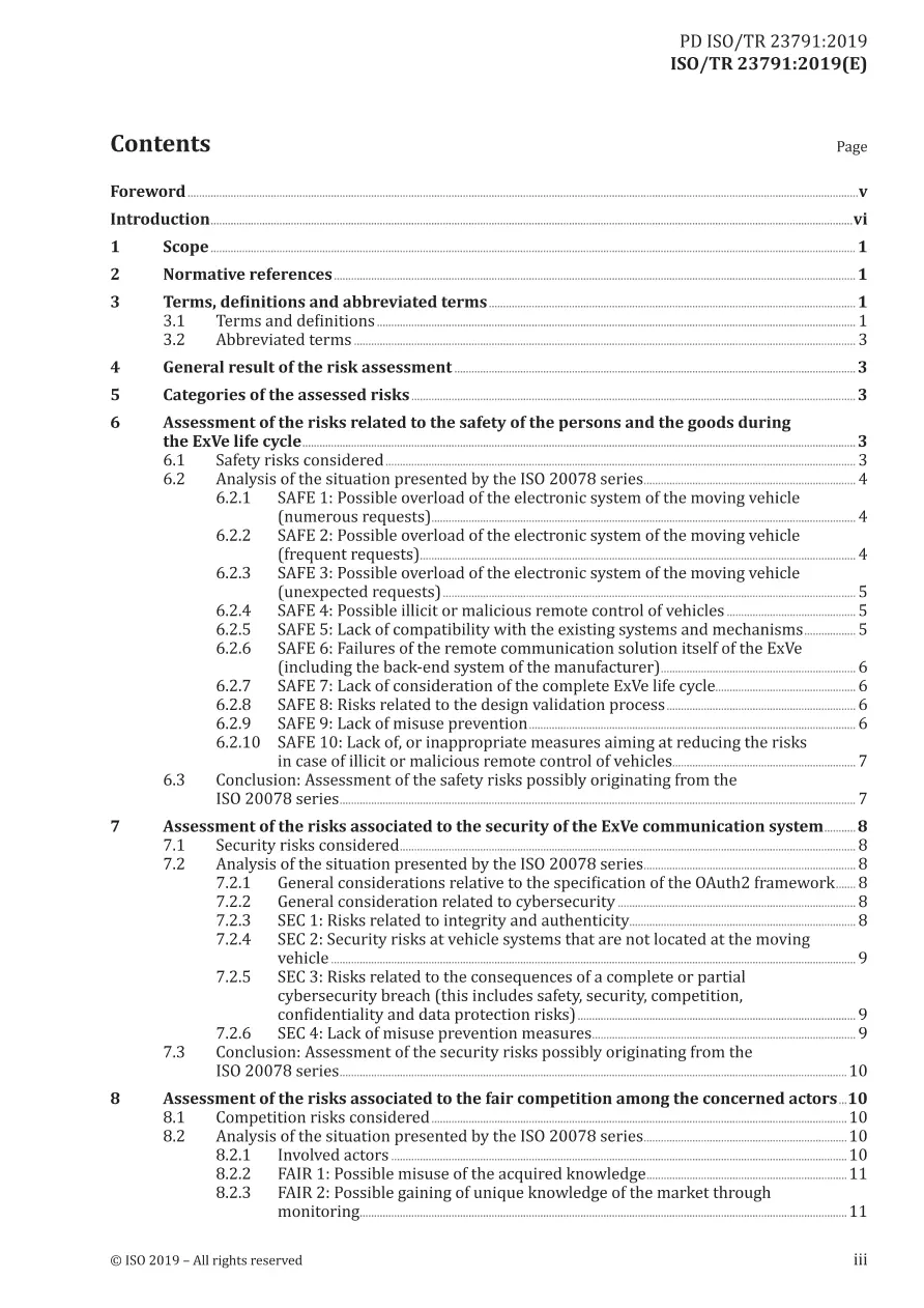 BS PD ISO/TR 23791:2019 BS PD ISO/TR 23791:2019