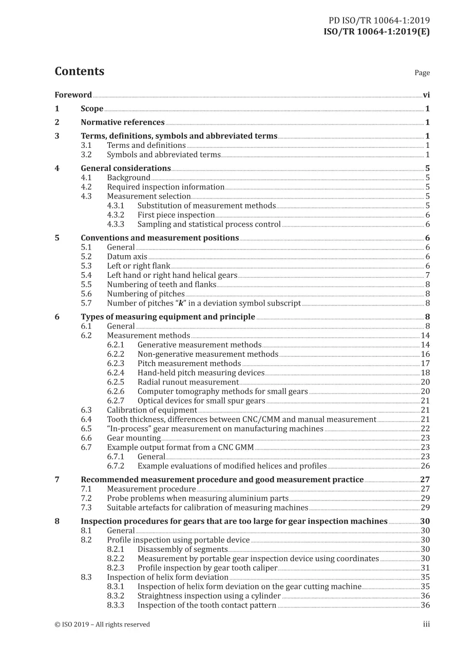 BS PD ISO/TR 10064-1:2019 BS PD ISO/TR 10064-1:2019