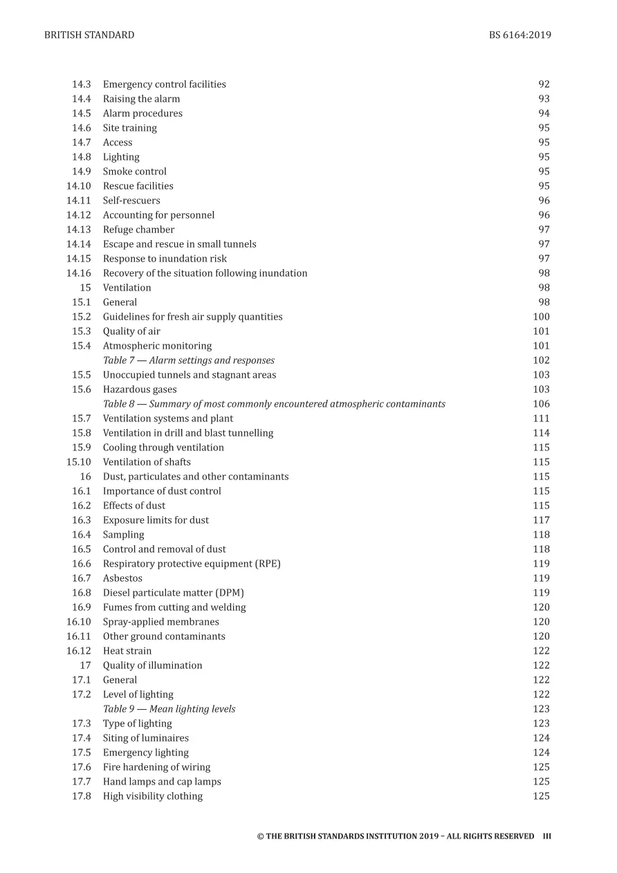 BS 6164:2019 BS 6164:2019