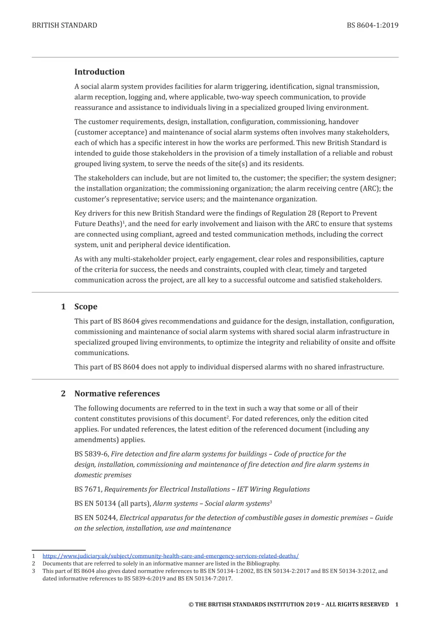 BS 8604-1:2019 BS 8604-1:2019