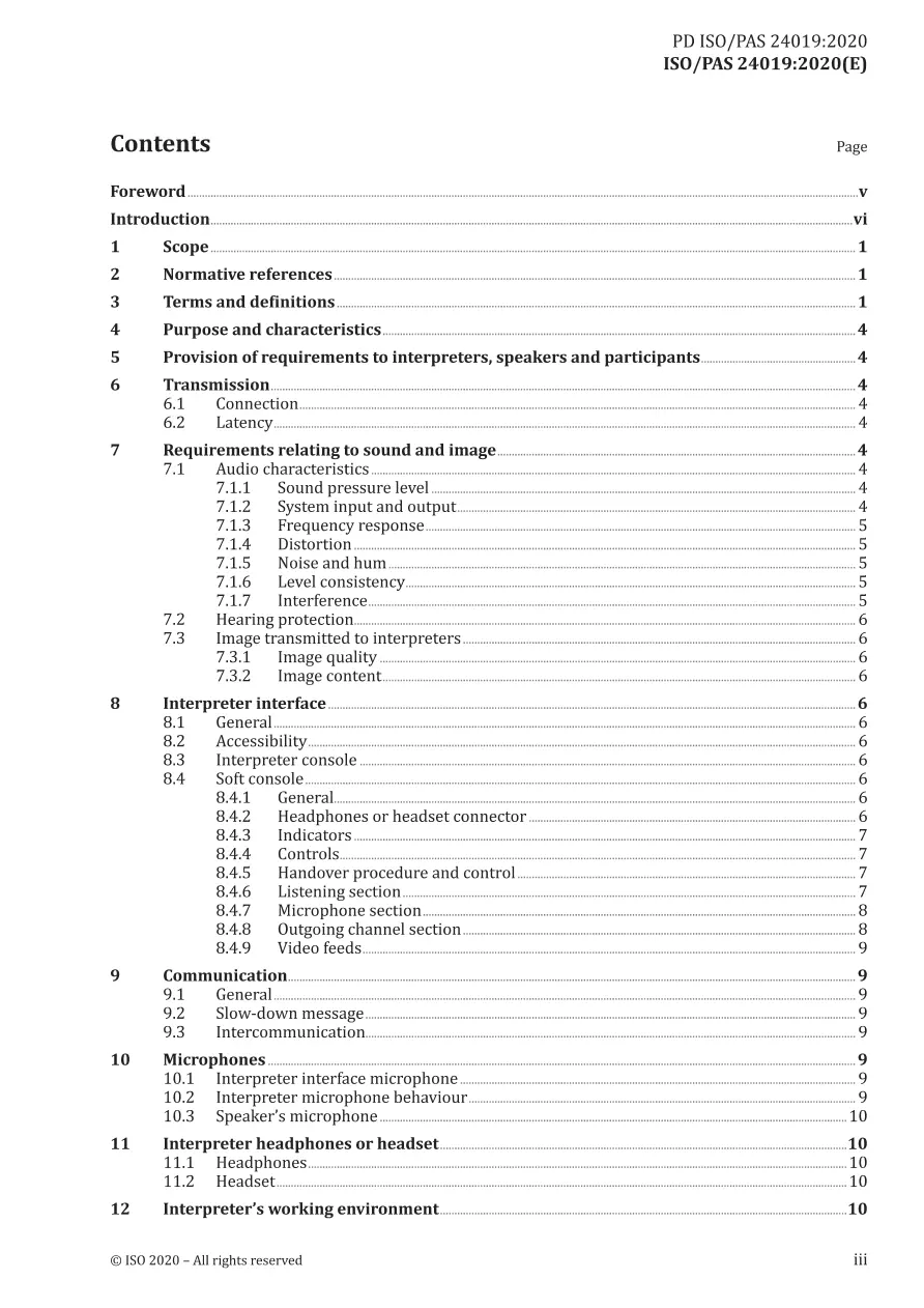 BS PD ISO/PAS 24019:2020 BS PD ISO/PAS 24019:2020