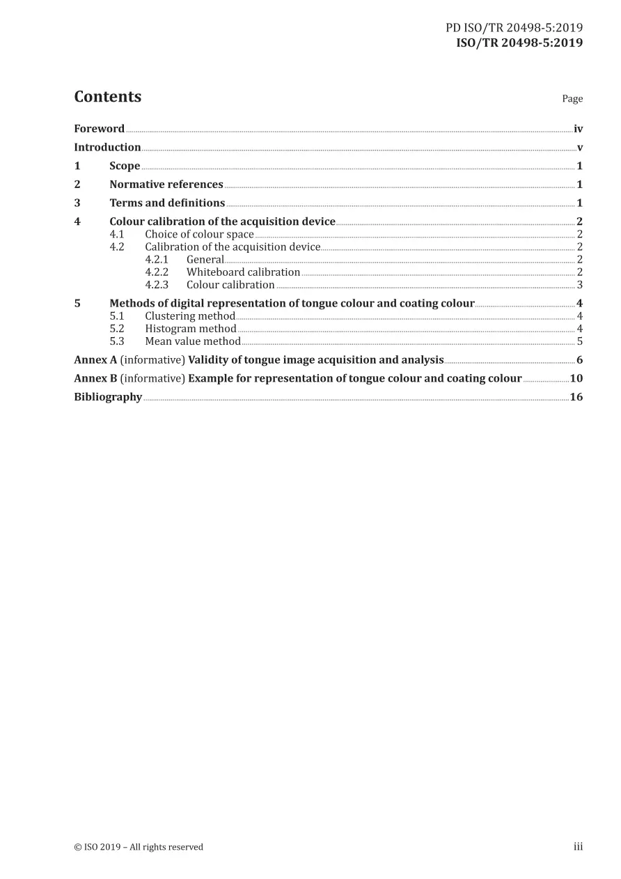 BS PD ISO/TR 20498-5:2019 BS PD ISO/TR 20498-5:2019