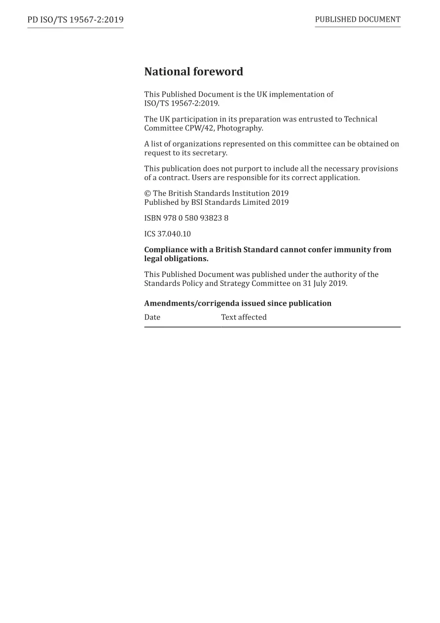 BS PD ISO/TS 19567-2:2019 BS PD ISO/TS 19567-2:2019