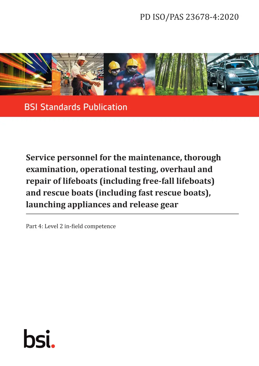 BS PD ISO/PAS 23678-4:2020 BS PD ISO/PAS 23678-4:2020
