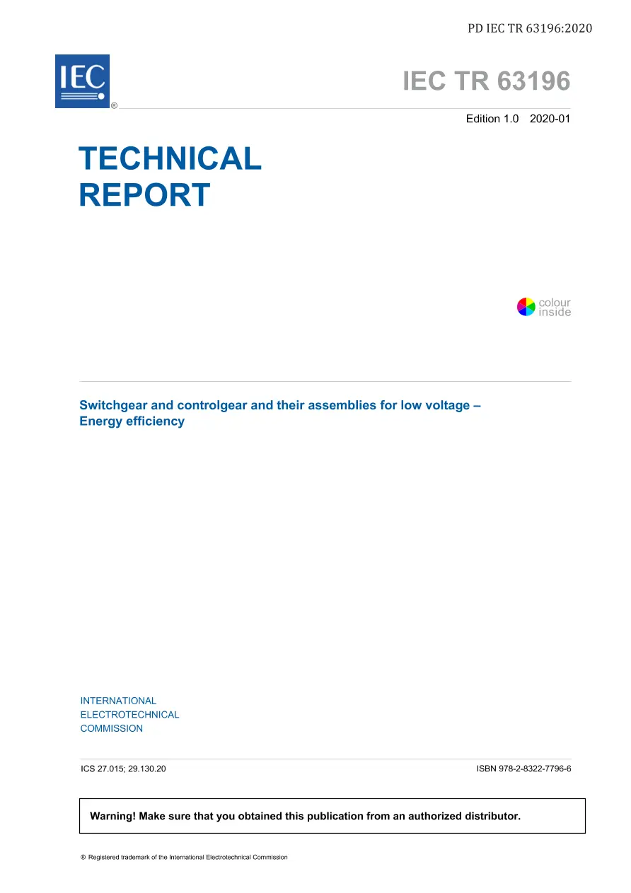 BS PD IEC TR 63196:2020 BS PD IEC TR 63196:2020