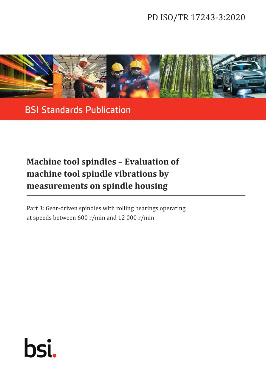 BS PD ISO/TR 17243-3:2020 BS PD ISO/TR 17243-3:2020