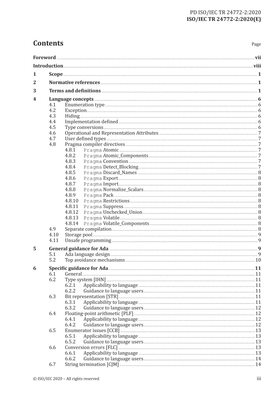 BS PD ISO/IEC TR 24772-2:2020 BS PD ISO/IEC TR 24772-2:2020