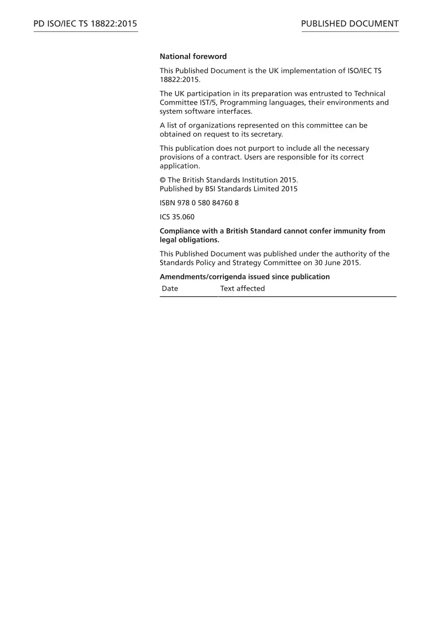 BS PD ISO/IEC TS 18822:2015 BS PD ISO/IEC TS 18822:2015