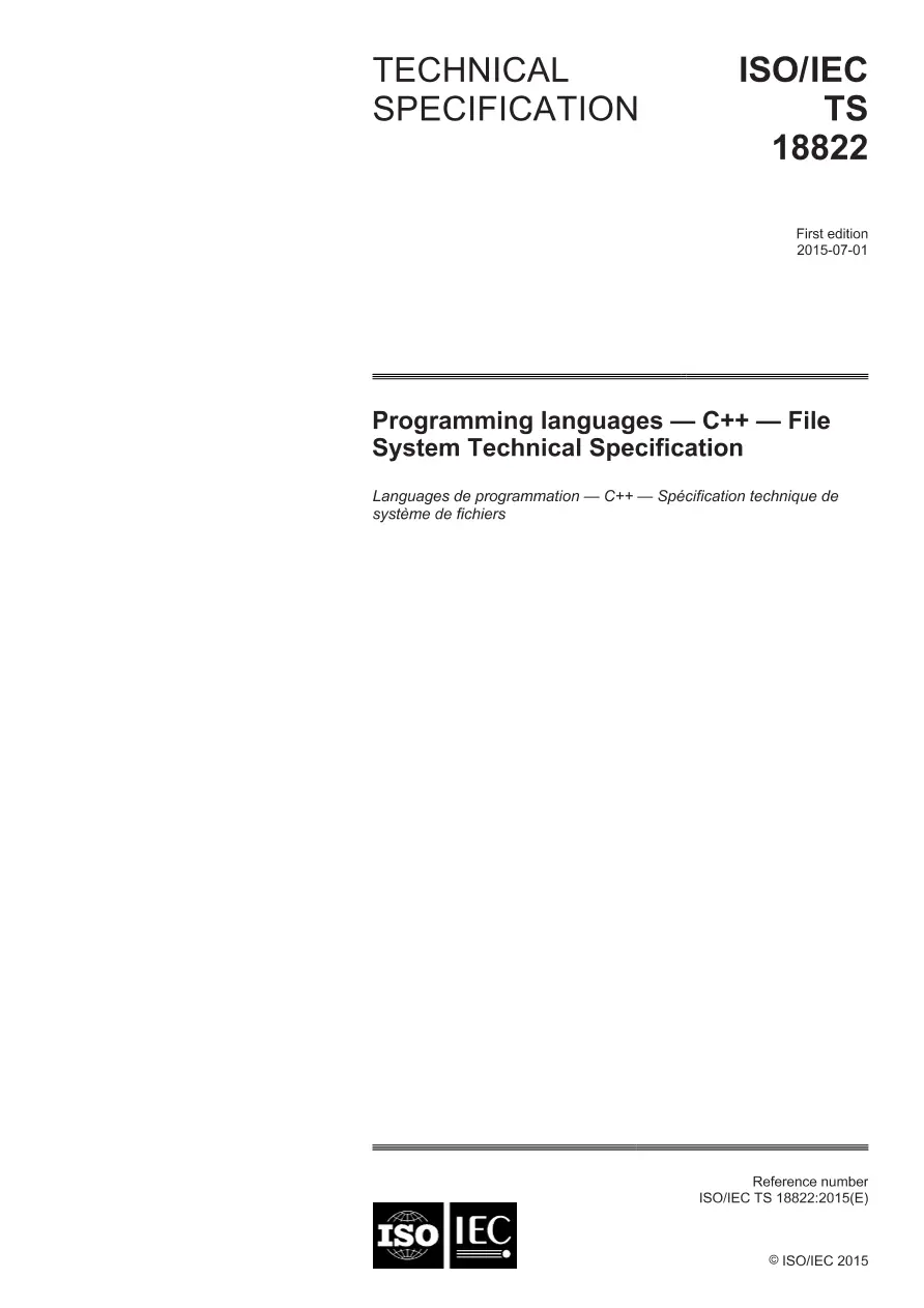 BS PD ISO/IEC TS 18822:2015 BS PD ISO/IEC TS 18822:2015