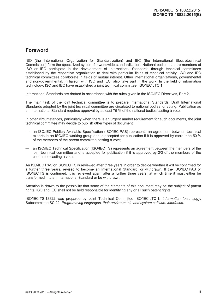 BS PD ISO/IEC TS 18822:2015 BS PD ISO/IEC TS 18822:2015