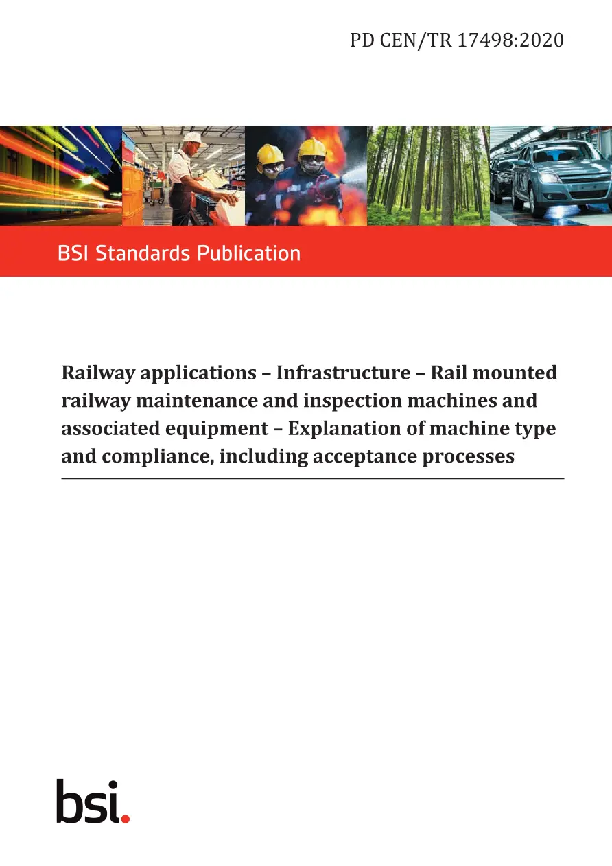 BS PD CEN/TR 17498:2020 BS PD CEN/TR 17498:2020