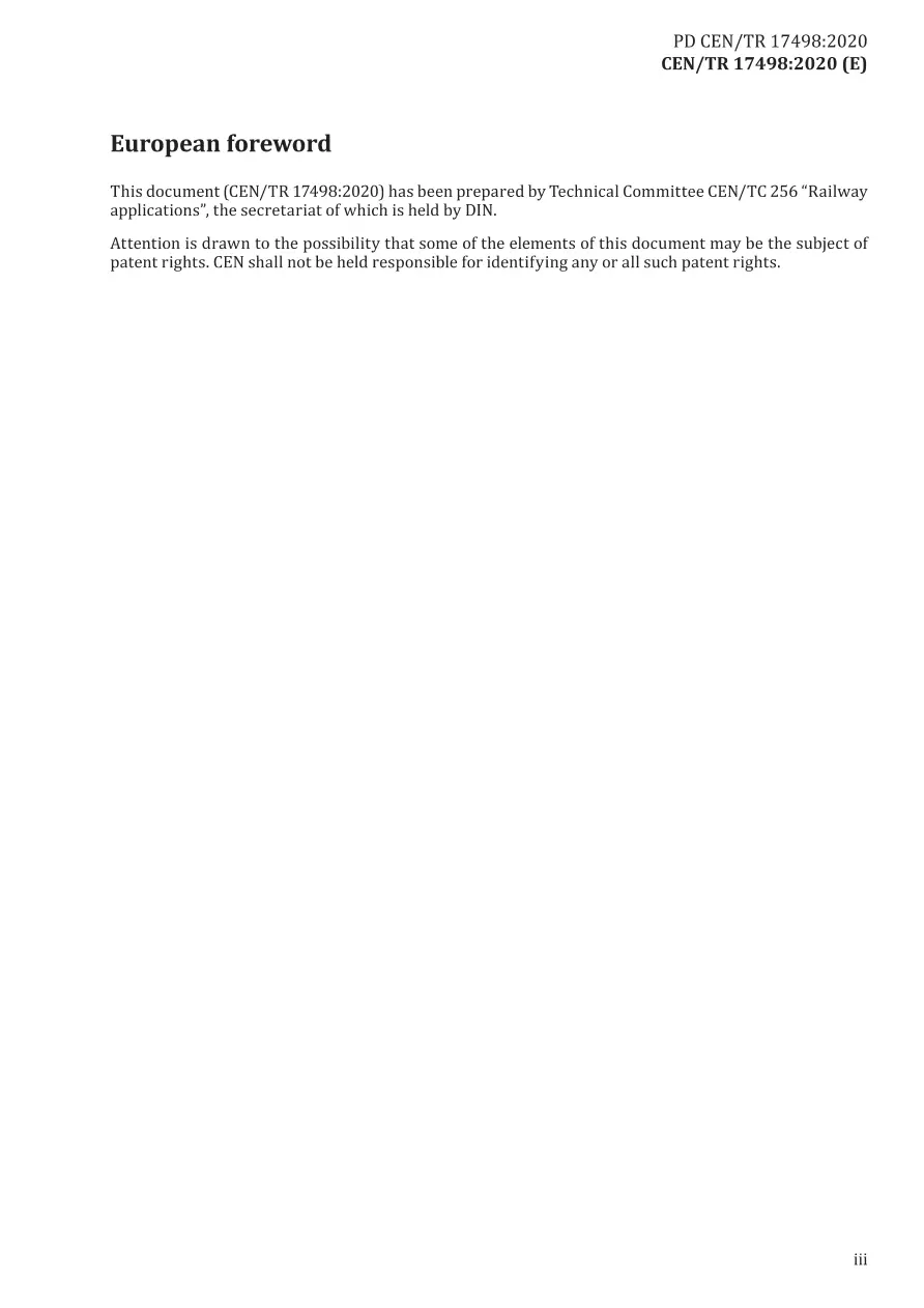 BS PD CEN/TR 17498:2020 BS PD CEN/TR 17498:2020