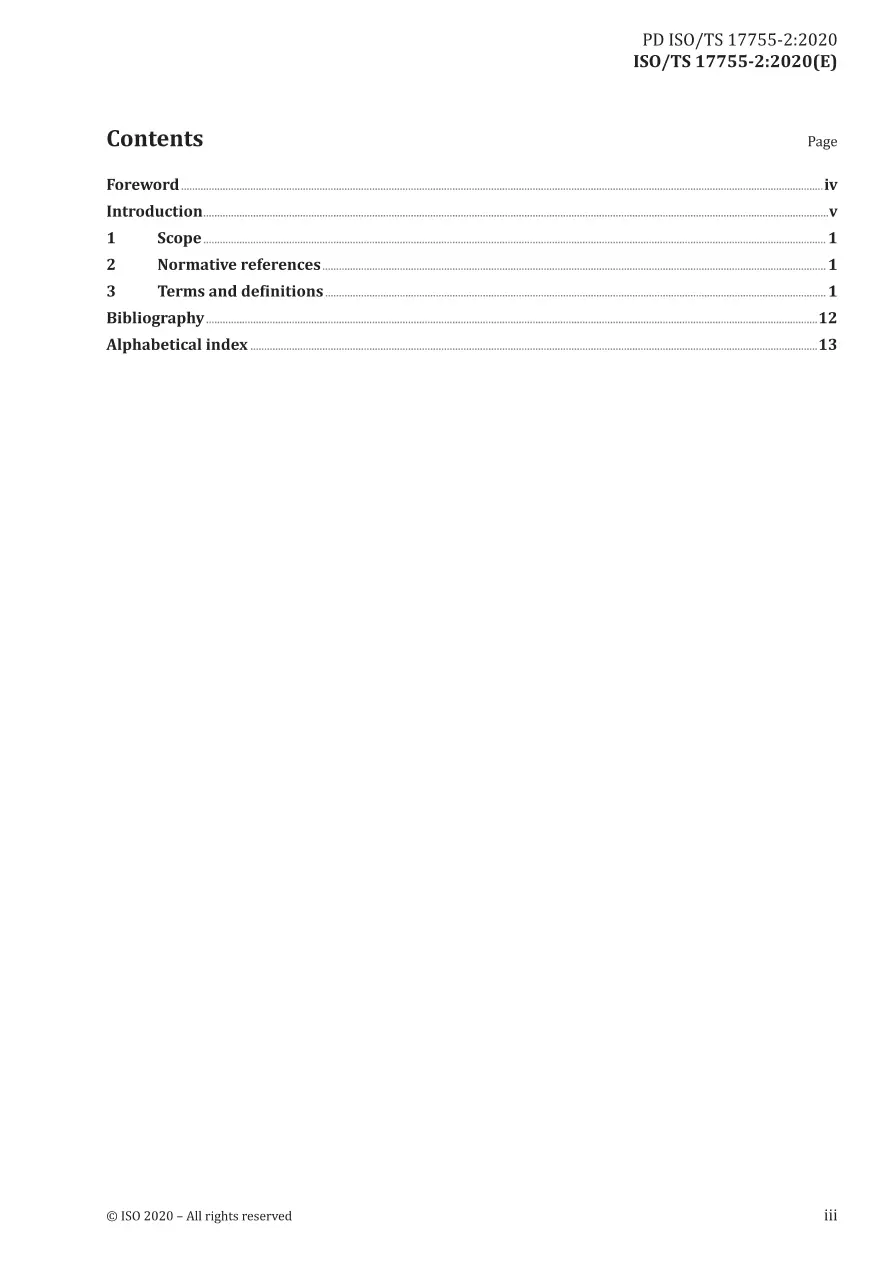 BS PD ISO/TS 17755-2:2020 BS PD ISO/TS 17755-2:2020