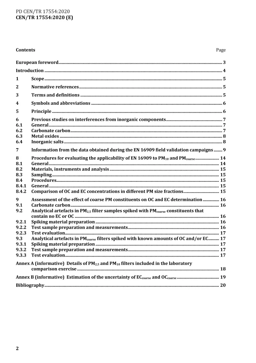 BS PD CEN/TR 17554:2020 BS PD CEN/TR 17554:2020