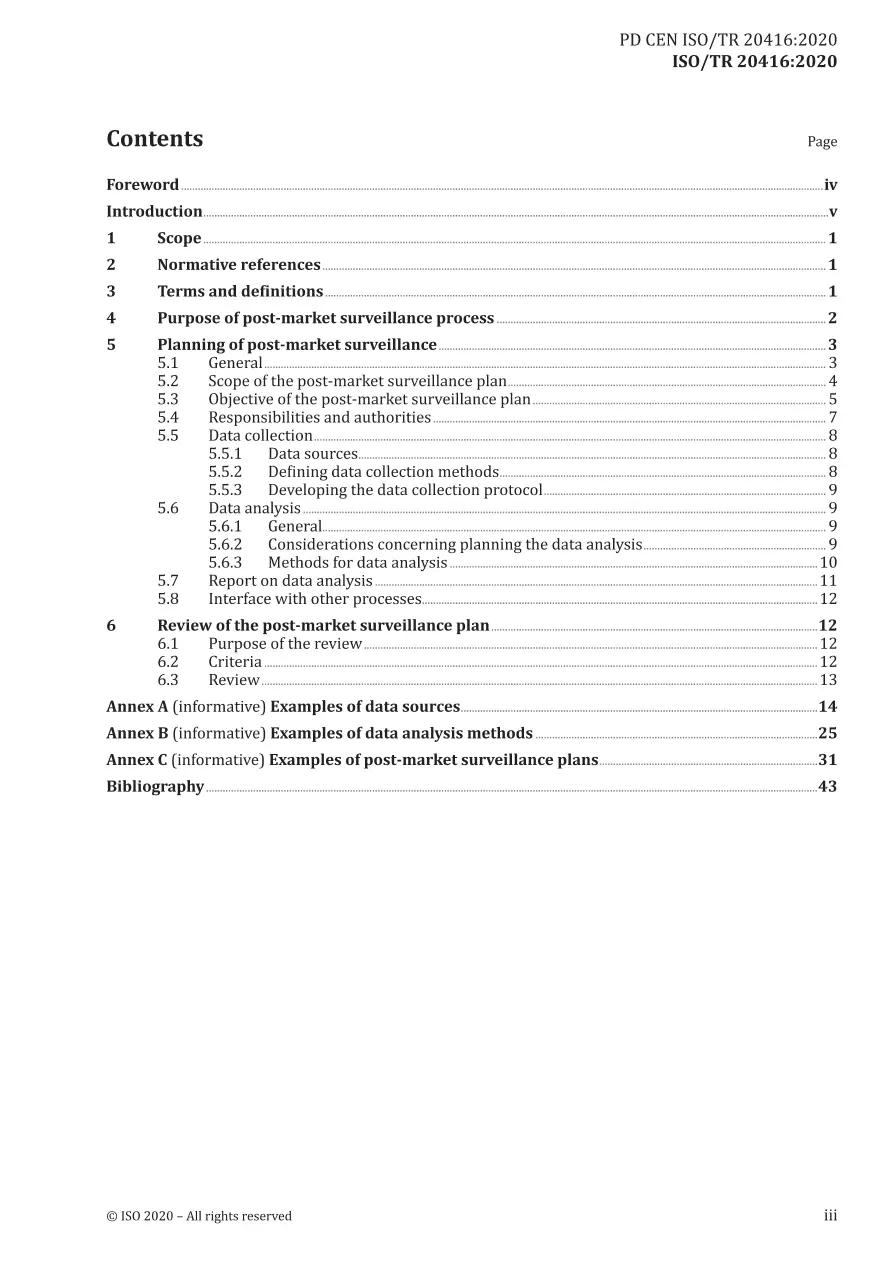 BS PD CEN ISO/TR 20416:2020 BS PD CEN ISO/TR 20416:2020