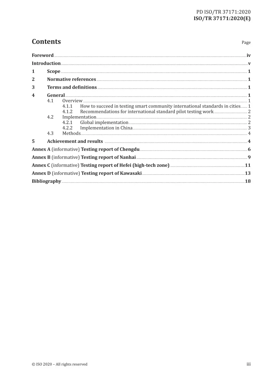 BS PD ISO/TR 37171:2020 BS PD ISO/TR 37171:2020
