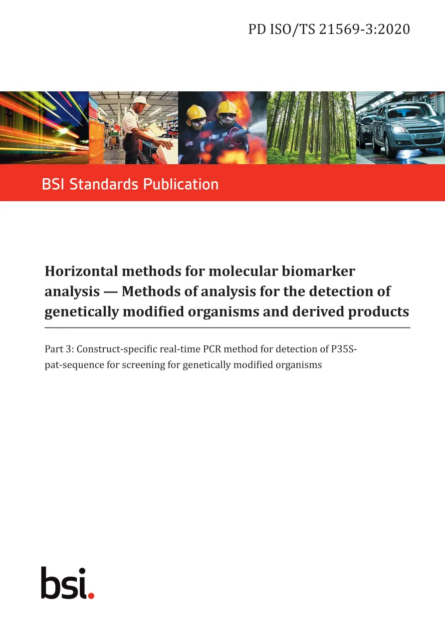 BS PD ISO/TS 21569-3:2020 BS PD ISO/TS 21569-3:2020