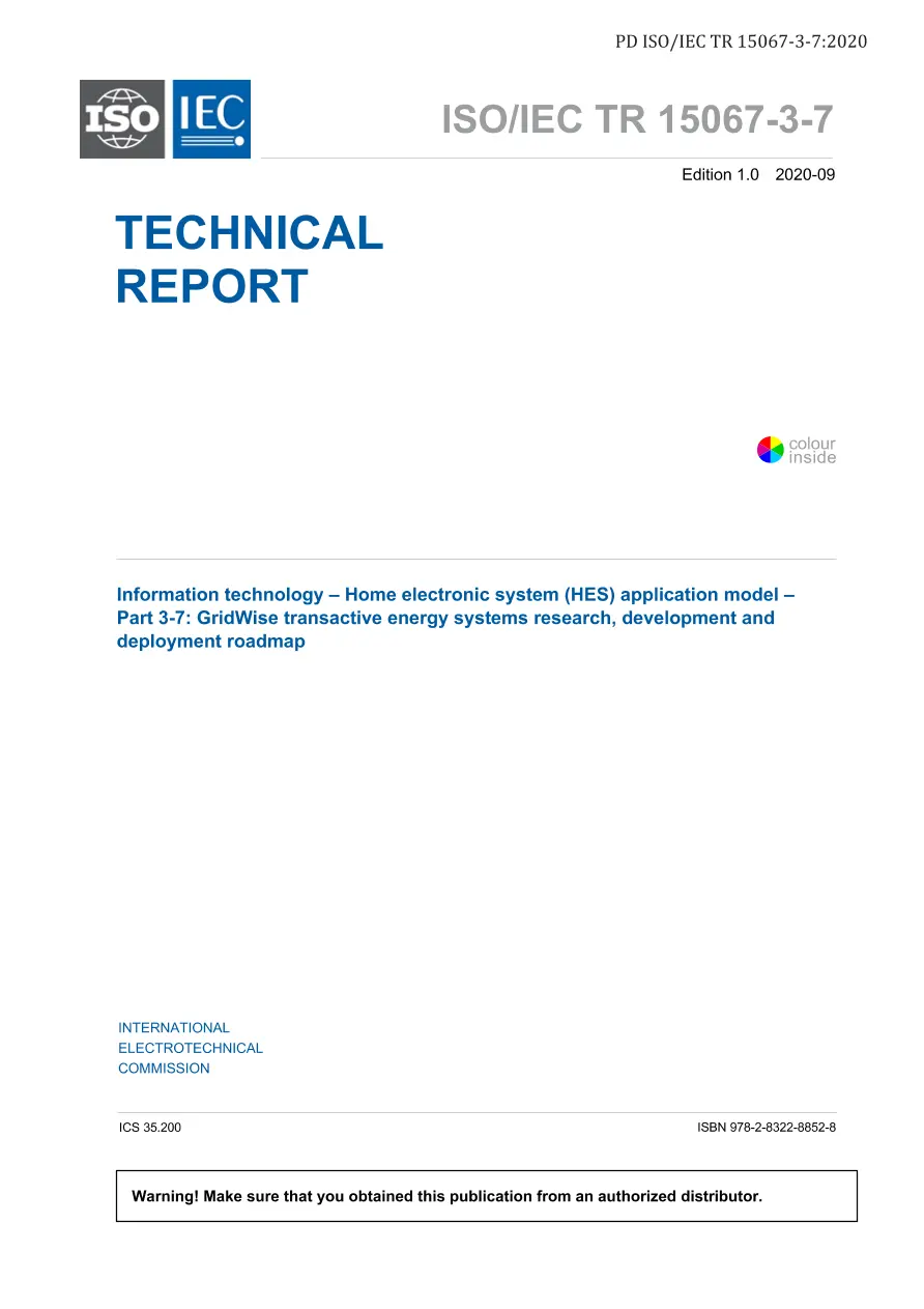 BS PD ISO/IEC TR 15067-3-7:2020 BS PD ISO/IEC TR 15067-3-7:2020
