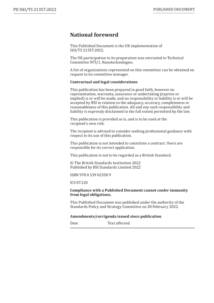 BS PD ISO/TS 21357:2022 BS PD ISO/TS 21357:2022