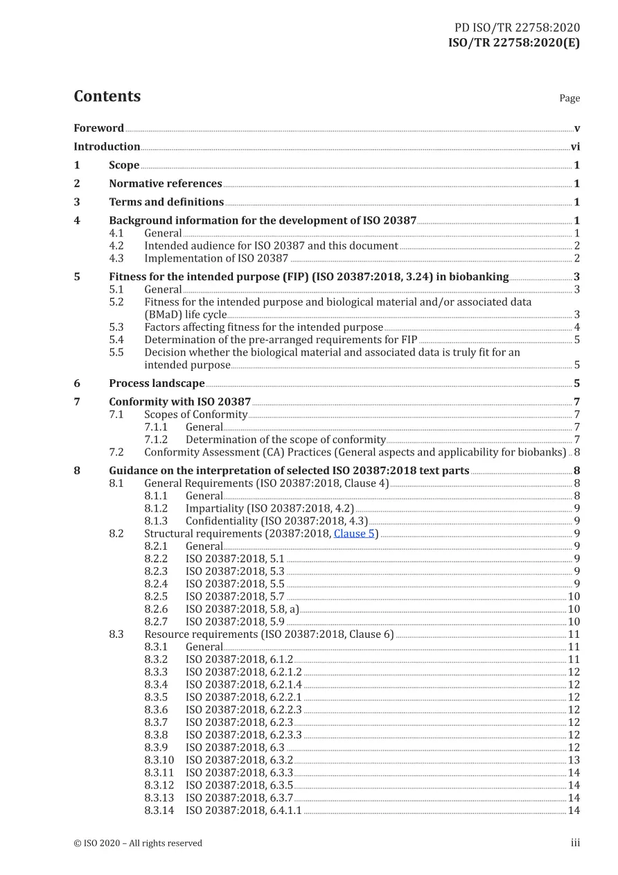 BS PD ISO/TR 22758:2020 BS PD ISO/TR 22758:2020