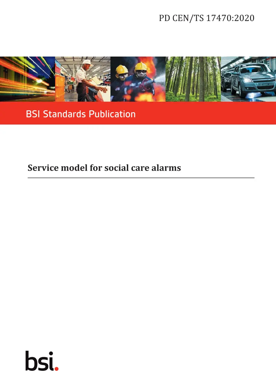 BS PD CEN/TS 17470:2020 BS PD CEN/TS 17470:2020