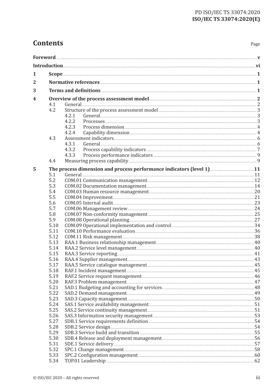 BS PD ISO/IEC TS 33074:2020 BS PD ISO/IEC TS 33074:2020