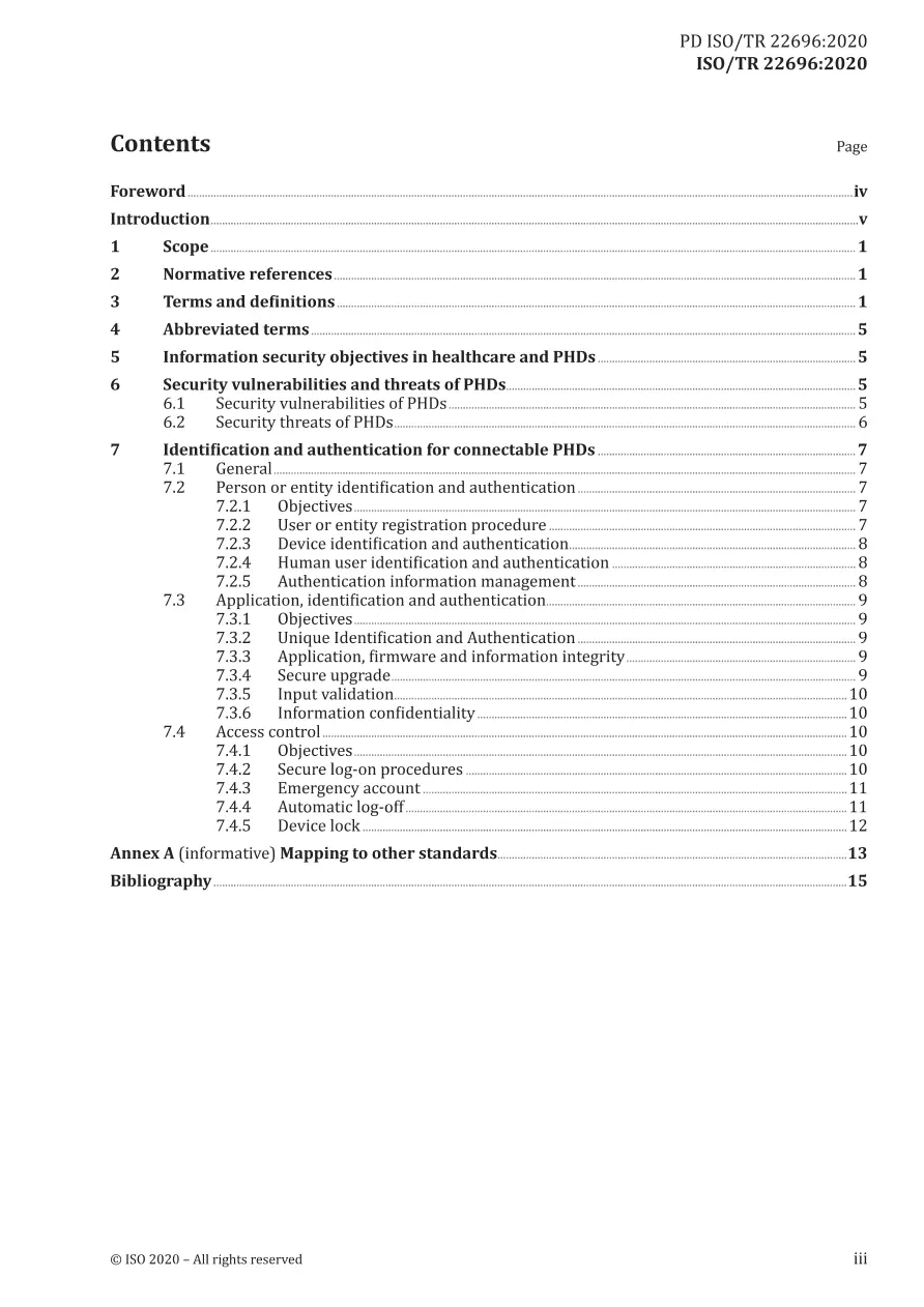BS PD ISO/TR 22696:2020 BS PD ISO/TR 22696:2020