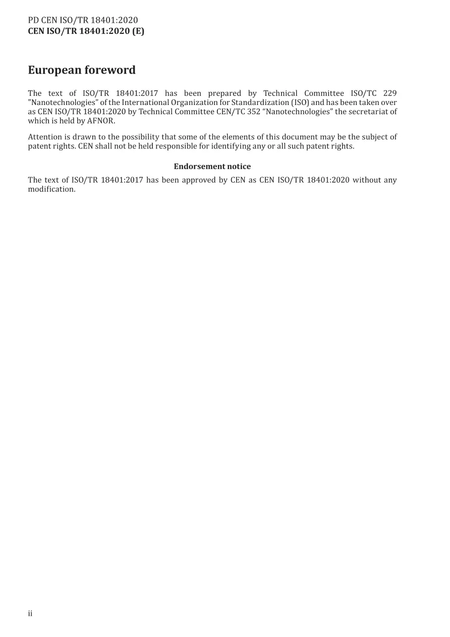 BS PD CEN ISO/TR 18401:2020 BS PD CEN ISO/TR 18401:2020