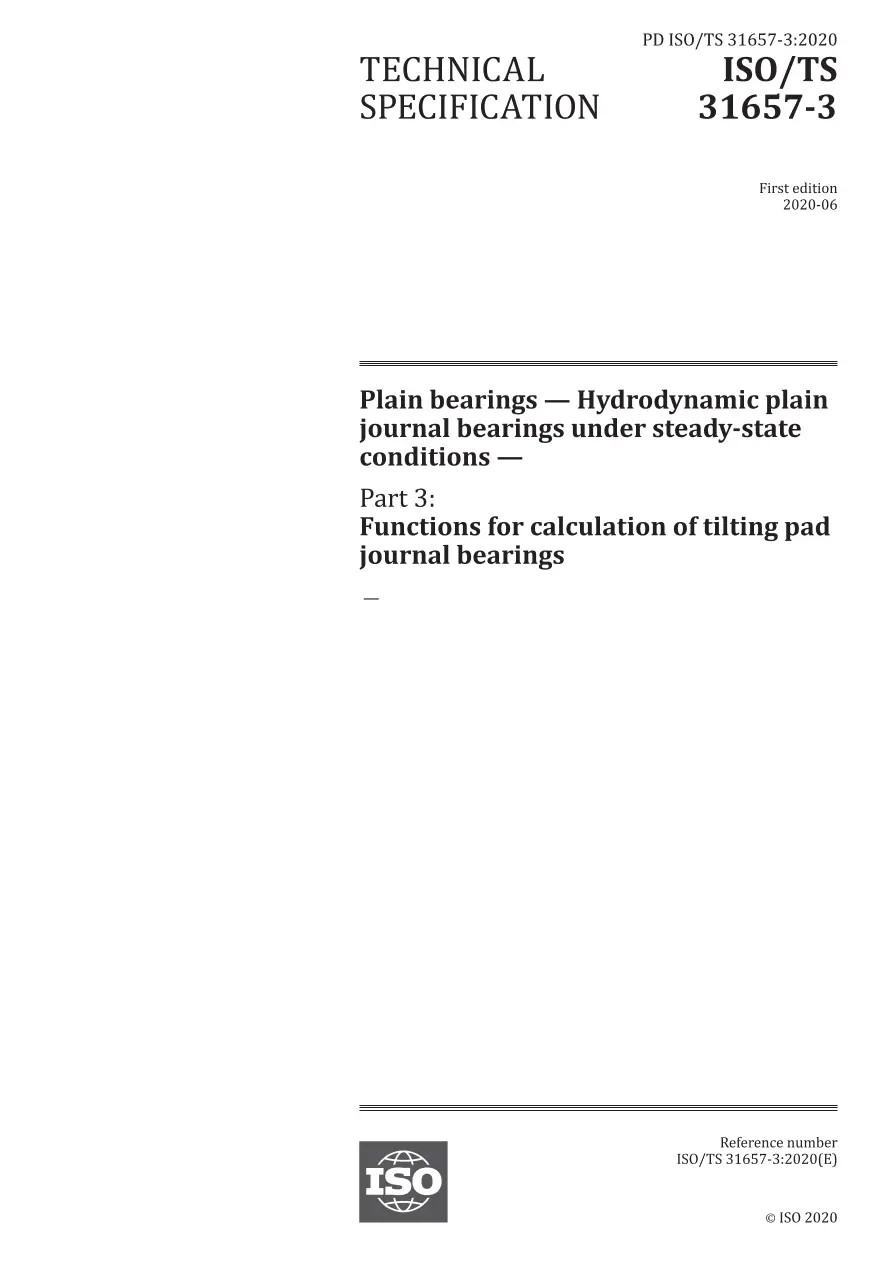 BS PD ISO/TS 31657-3:2020 BS PD ISO/TS 31657-3:2020