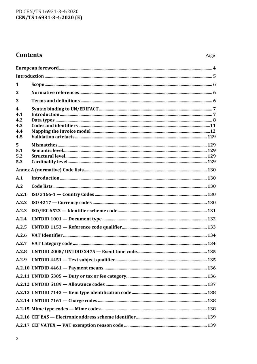 BS PD CEN/TS 16931-3-4:2020 BS PD CEN/TS 16931-3-4:2020