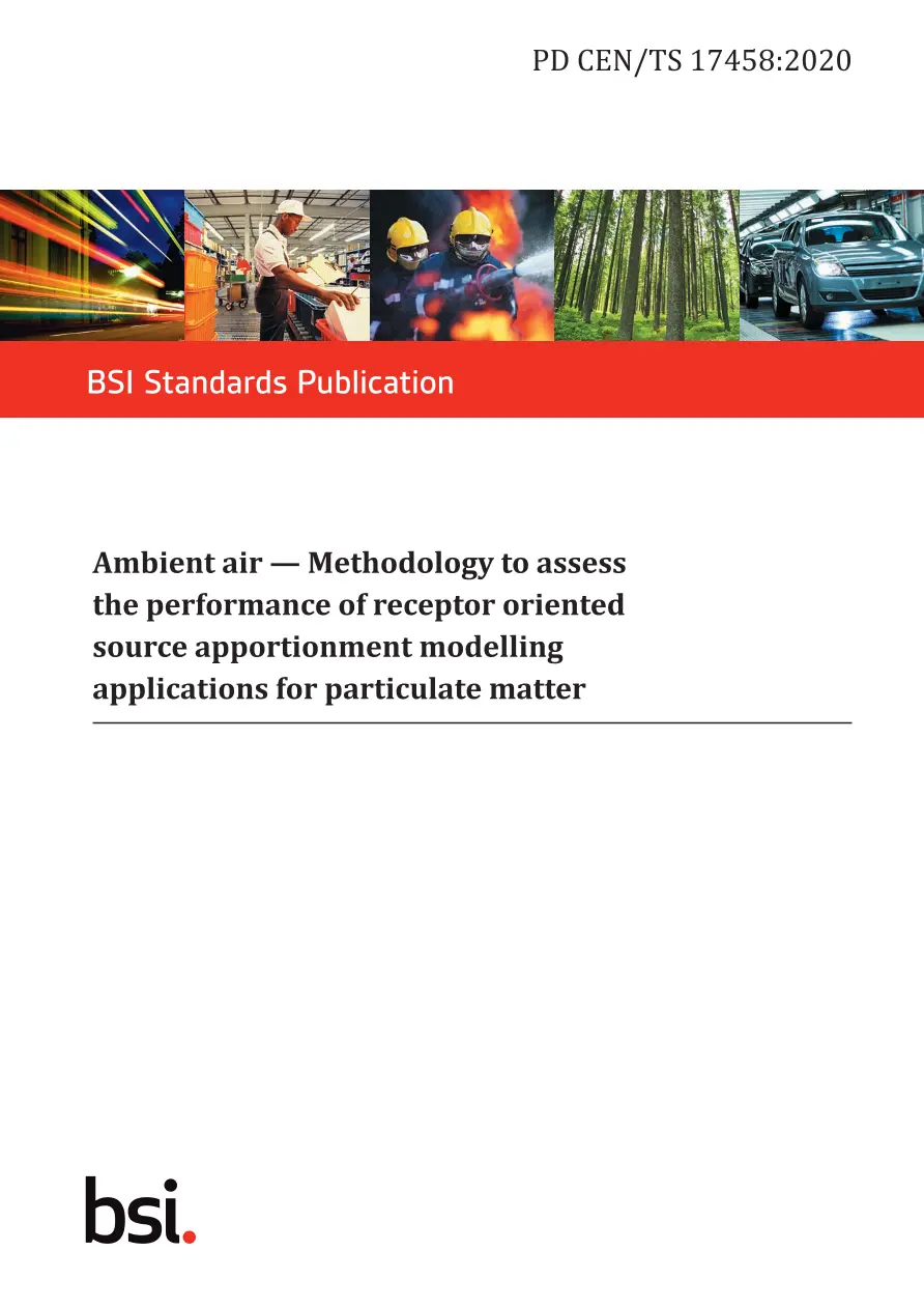 BS PD CEN/TS 17458:2020 BS PD CEN/TS 17458:2020