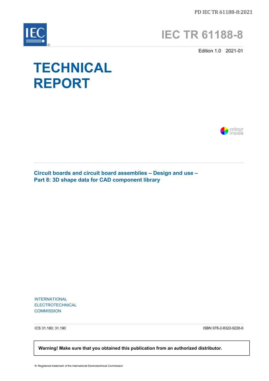 BS PD IEC TR 61188-8:2021 BS PD IEC TR 61188-8:2021