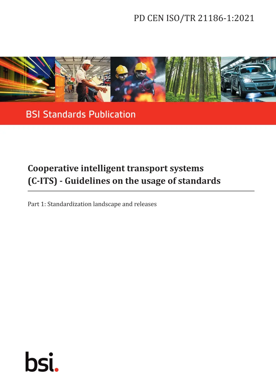 BS PD CEN ISO/TR 21186-1:2021 BS PD CEN ISO/TR 21186-1:2021