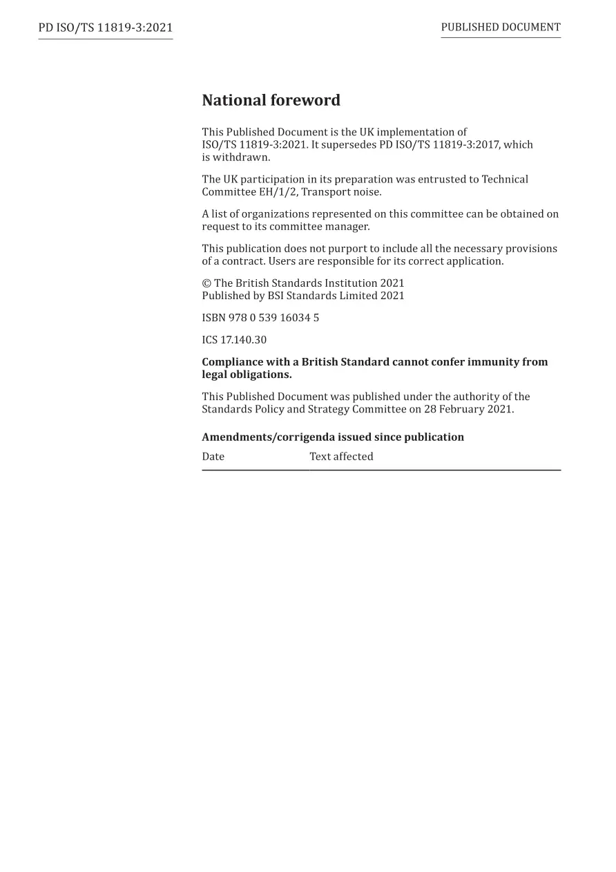 BS PD ISO/TS 11819-3:2021 BS PD ISO/TS 11819-3:2021