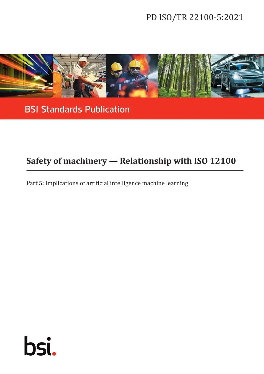 BS PD ISO/TR 22100-5:2021 BS PD ISO/TR 22100-5:2021