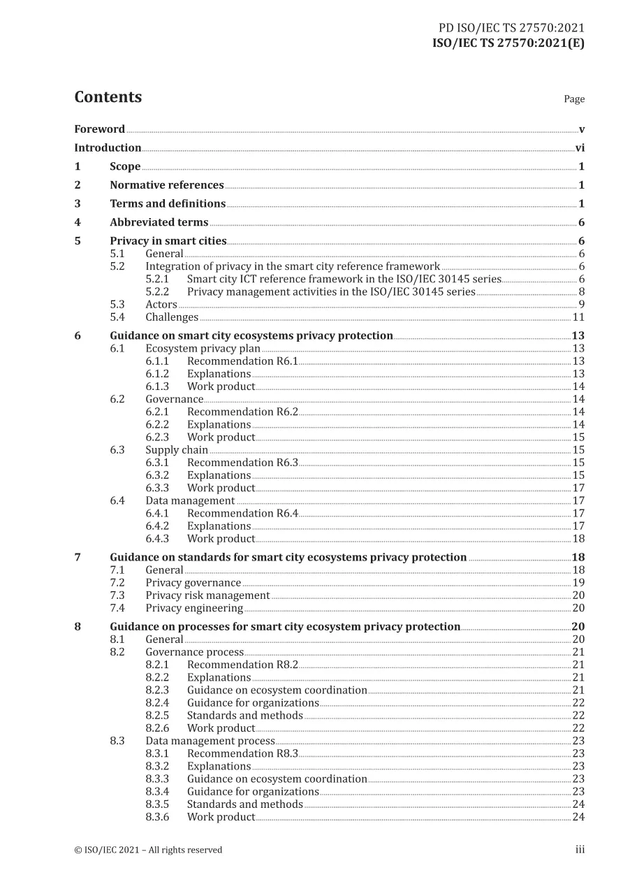 BS PD ISO/IEC TS 27570:2021 BS PD ISO/IEC TS 27570:2021