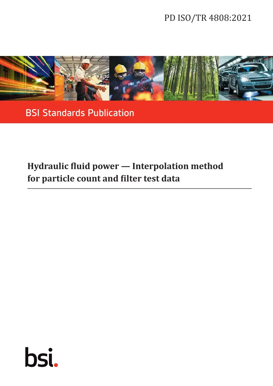 BS PD ISO/TR 4808:2021 BS PD ISO/TR 4808:2021