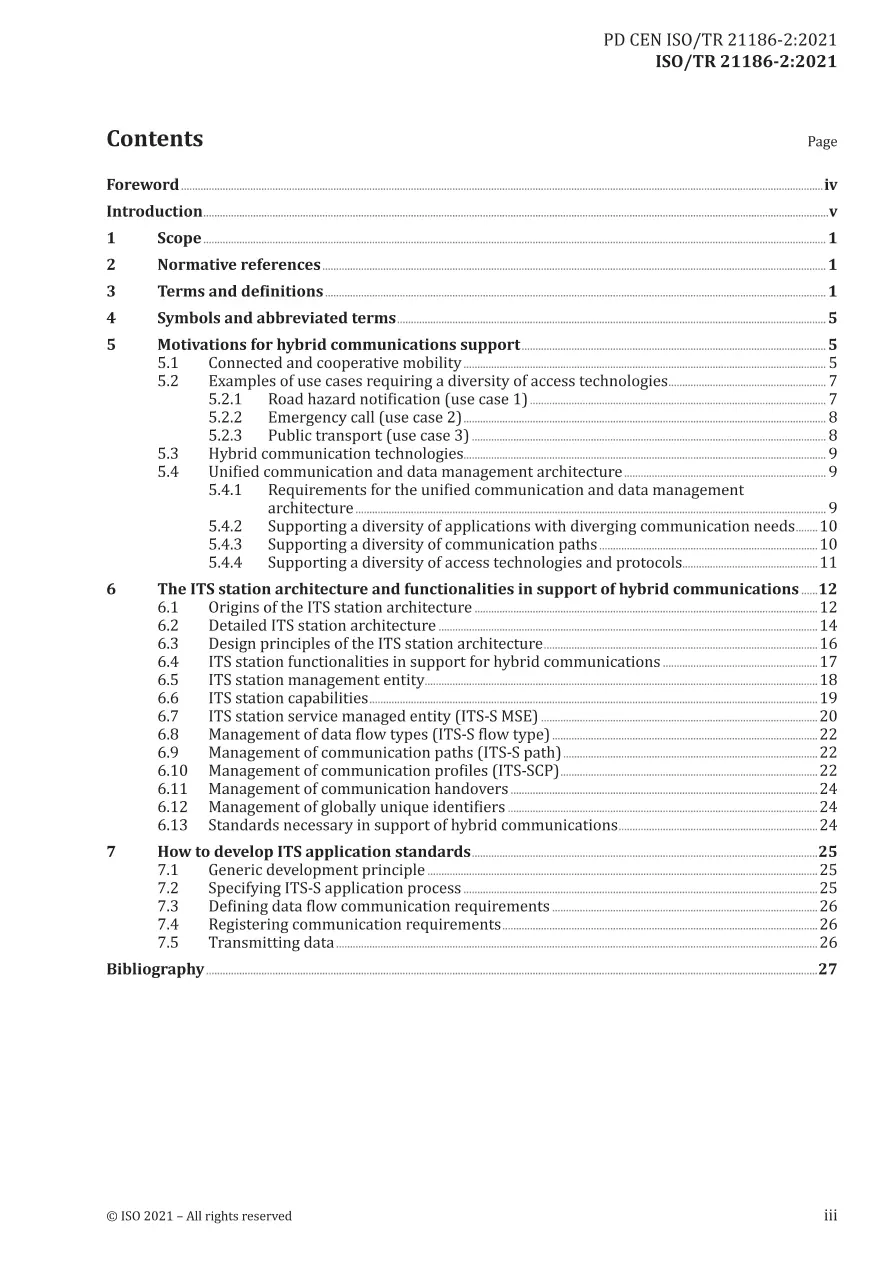 BS PD CEN ISO/TR 21186-2:2021 BS PD CEN ISO/TR 21186-2:2021