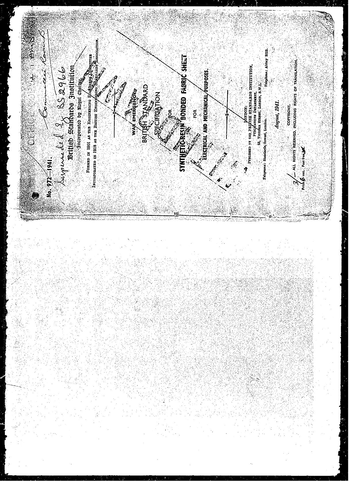 BS 972:1941 BS 972:1941