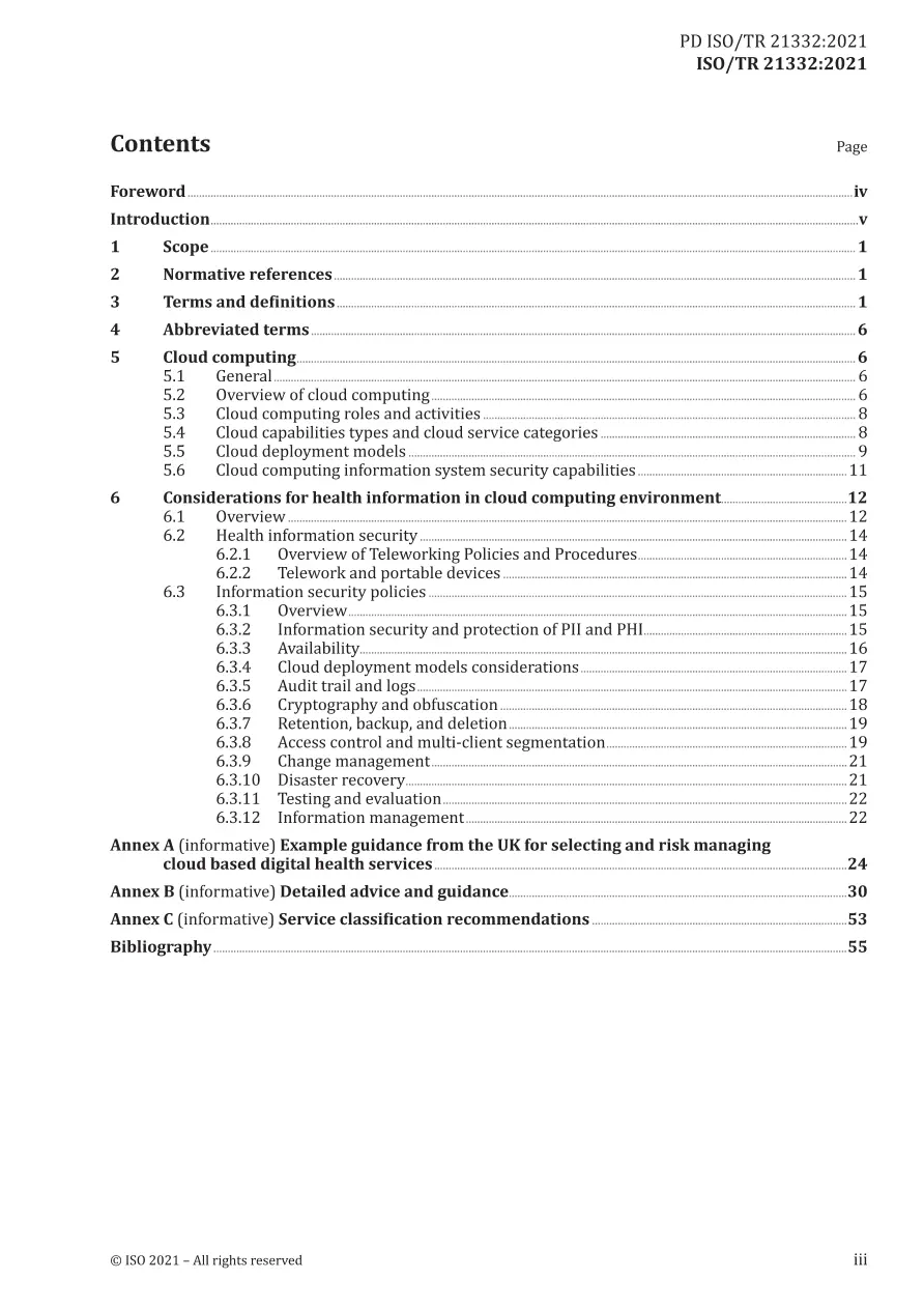 BS PD ISO/TR 21332:2021 BS PD ISO/TR 21332:2021