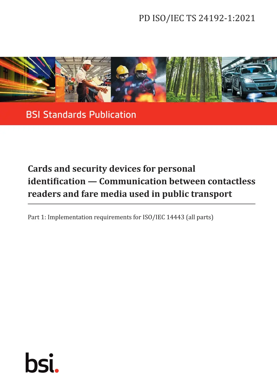 BS PD ISO/IEC TS 24192-1:2021 BS PD ISO/IEC TS 24192-1:2021