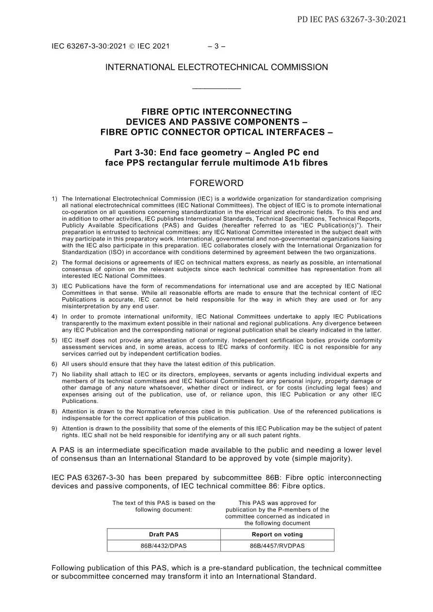 BS PD IEC PAS 63267-3-30:2021 BS PD IEC PAS 63267-3-30:2021