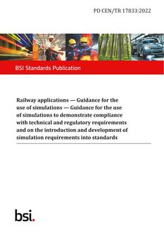 BS PD CEN/TR 17833:2022 BS PD CEN/TR 17833:2022