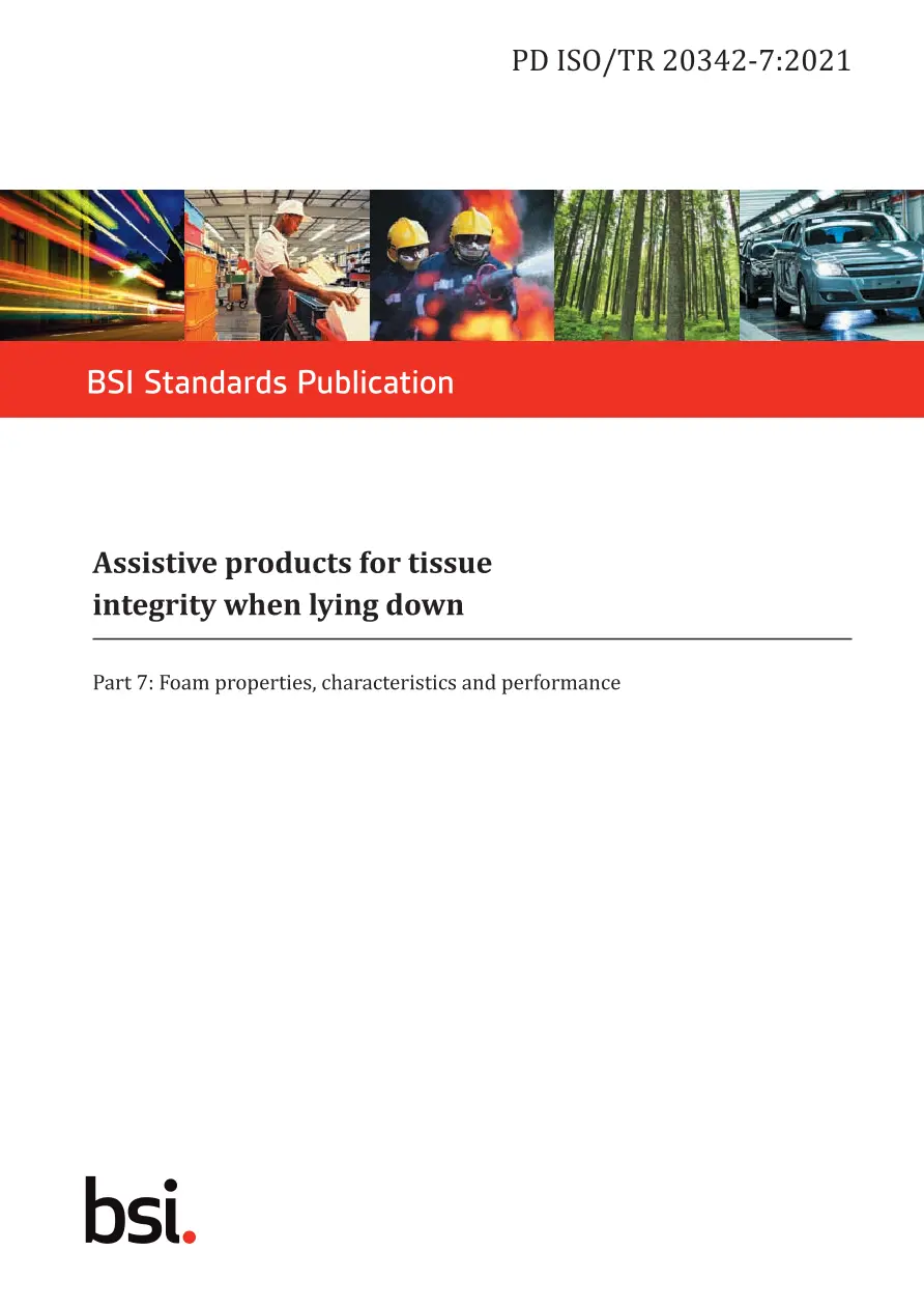 BS PD ISO/TR 20342-7:2021 BS PD ISO/TR 20342-7:2021