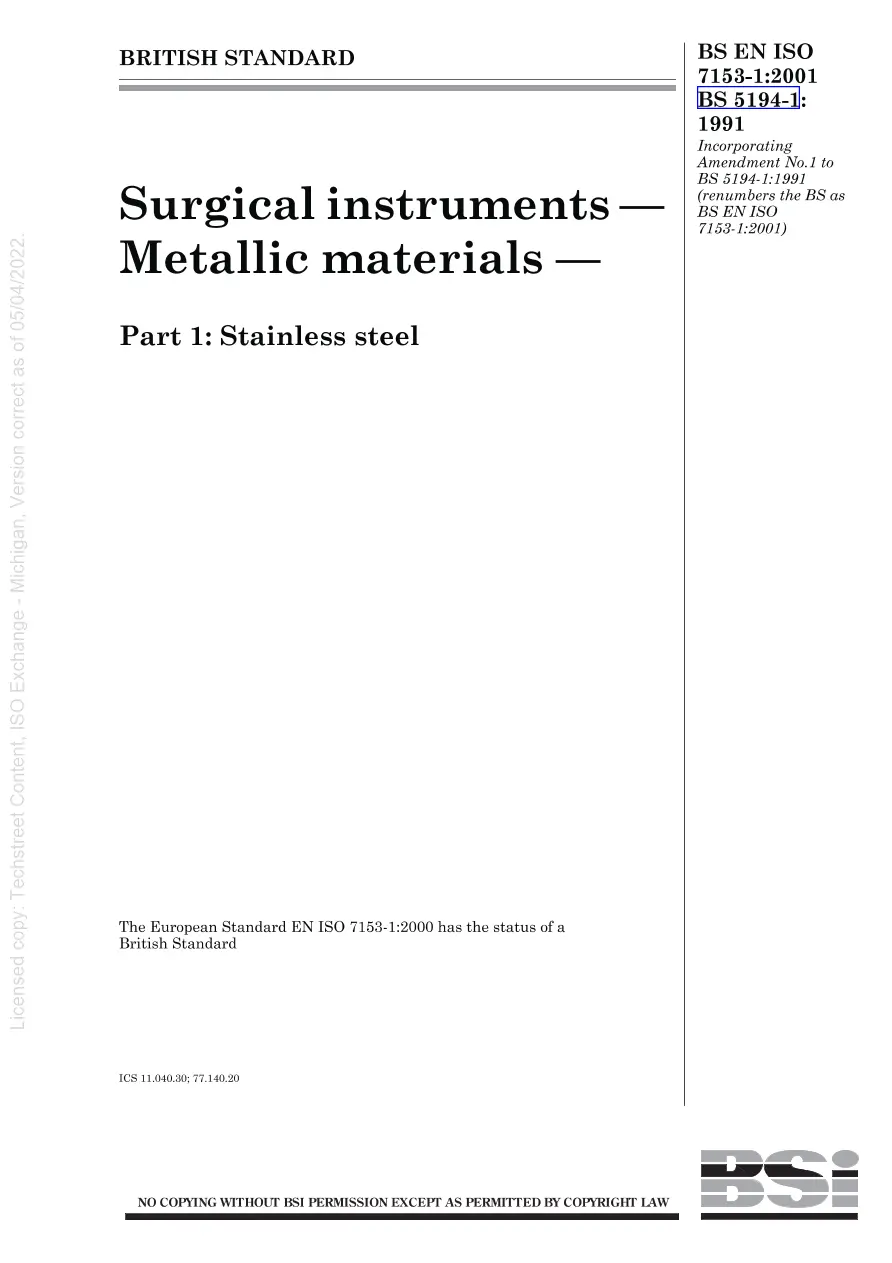 BS 5194-1:1991 BS 5194-1:1991