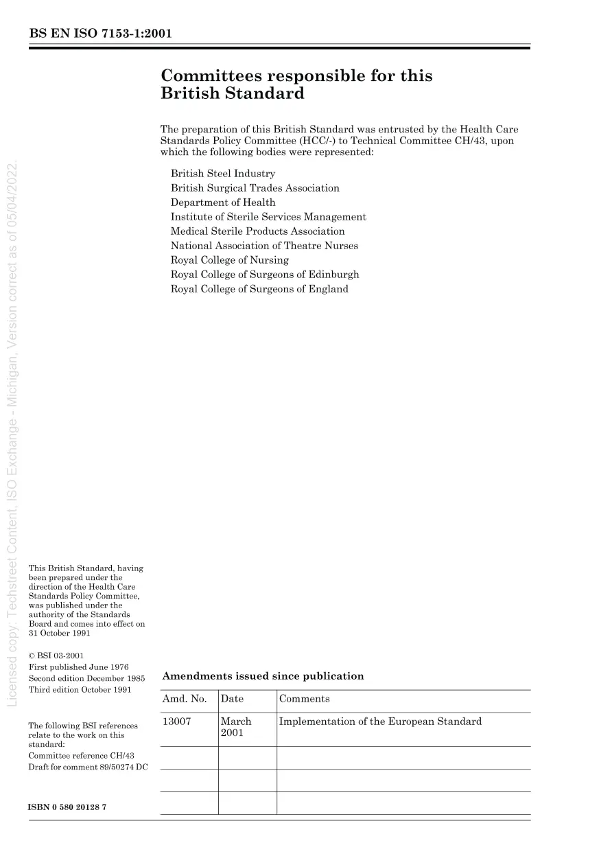 BS 5194-1:1991 BS 5194-1:1991